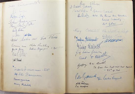 George and Marjorie Turner Guest Book (Berlin, 1950s), collection of 13 TLS and a signed photograph